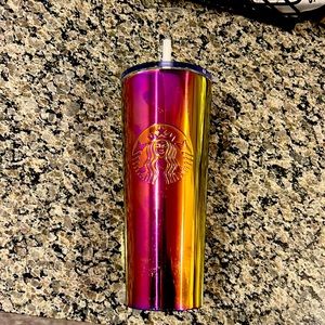 24 oz Starbucks iridescent reusable cup